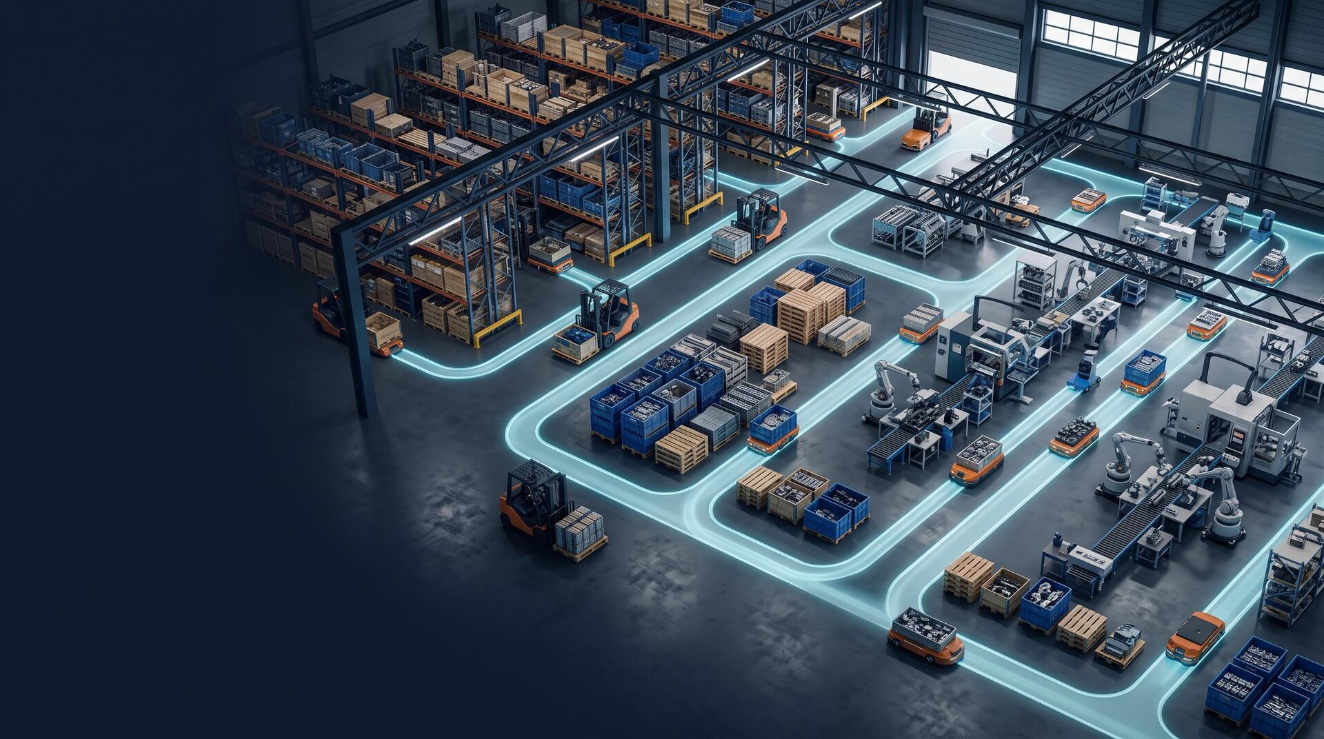 Smart Material Flow Planning — Materialflussplanung Software von OptWare